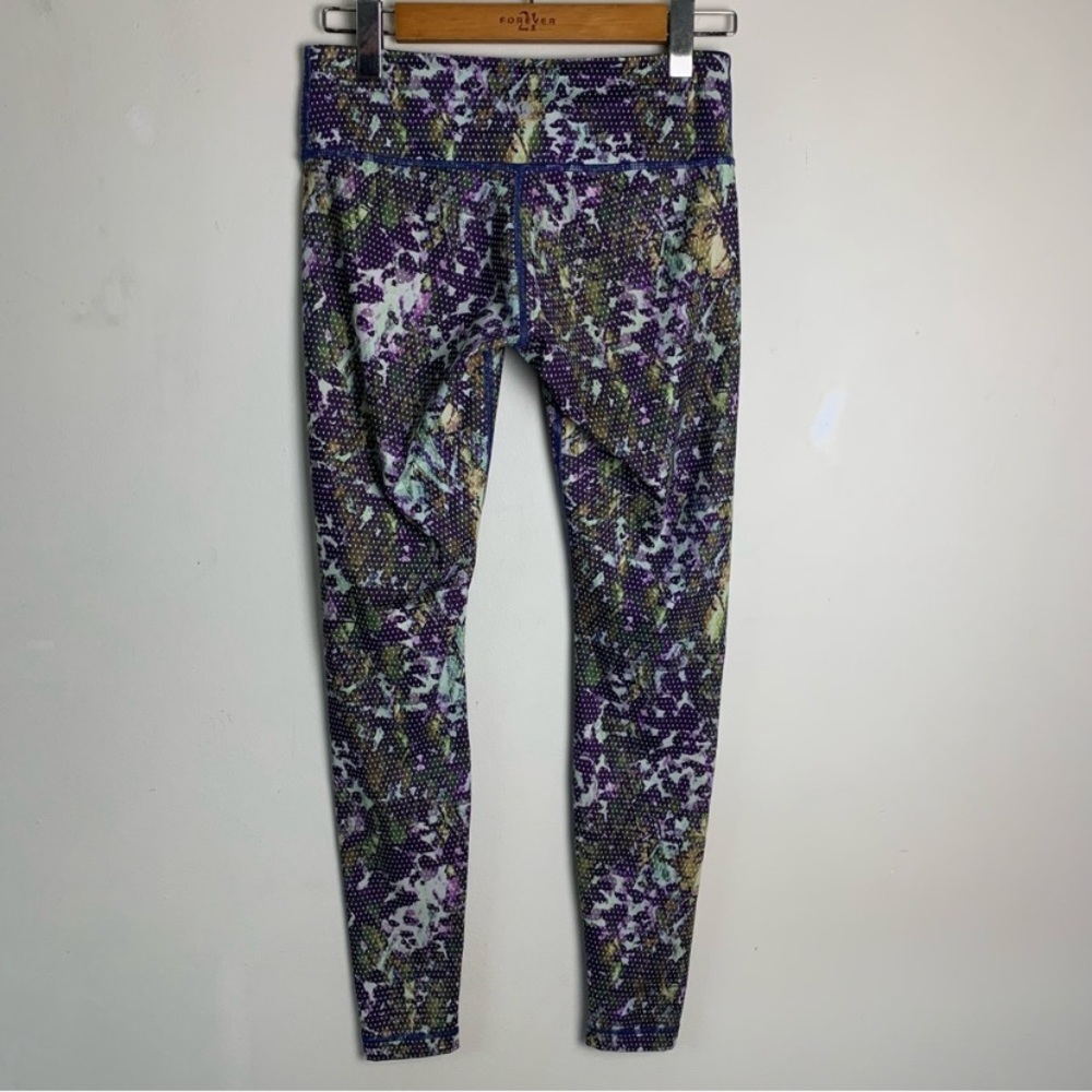 Lululemon Athletica Wunder Under Iris Full Length Leggings Women's Size 8 - Picture 4 of 9